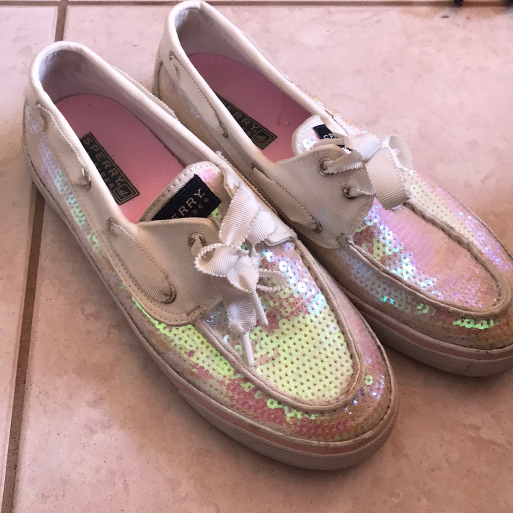 Sequined Sperry Top-Siders